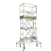 日鉄建材 日鉄建材 高所作業台 アップスタージュニア 最大作業床高さ2180mm 3分割可能 US21JR 1台