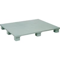 日本プラパレット NPC プラスチックパレットSXー120100E4 単面四方差し グレー SX120100E4 1枚