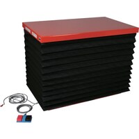 トラスコ中山 TRUSCO スーパーFAリフター300kg 電動式 1200X520 蛇腹付 HFA300512J20 1台