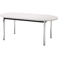 TOKIO ミーティングテーブル 楕円型 1800×900mm ホワイト TC1890RW 1台
