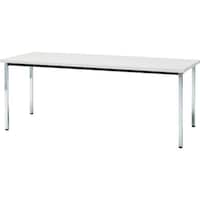 トラスコ中山 TRUSCO 会議用テーブル 1800X450XH700 角脚 下棚無し ホワイト TD1845W 1台