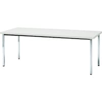 トラスコ中山 TRUSCO 会議用テーブル 1800X900XH700 角脚 下棚無し ホワイト TD1890W 1台