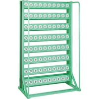 トラスコ中山 TRUSCO ツーリングラック BT・NT40兼用 80個収納 ロック付 ヤンググリーン色 VTL810YG 1台