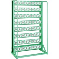 トラスコ中山 TRUSCO ツーリングラック BT・NT50兼用 64個収納 ロック付 ヤンググリーン色 VTL88YG 1台