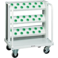 トラスコ中山 TRUSCO ツーリングワゴン BT・NT30兼用 33個収納 ヤンググリーン色 VTLW311YG 1台