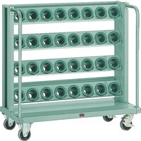 トラスコ中山 TRUSCO ツーリングワゴン BT・NT50兼用 32個収納 ロック付 ホワイト色 VTLW48AW 1台