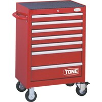 TONE TONE 整備用工具セット ツールキャビネットセット(レッド) 間口676×奥行459×高さ995mm 87点セット TCX911 1S