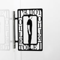 グリーンクロス グリーンクロス ツケレルン 1Wayピクトサイン(男子トイレ06) 黒 6300028551 1個