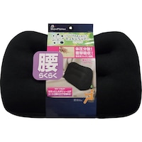 ボンフォーム BonForm サポートシートクッション ラクサポ低反発腰当M BK