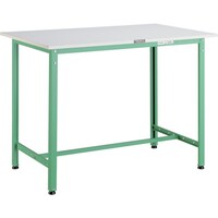 トラスコ中山 TRUSCO 軽荷重立作業台(300kg)HAE型 1200X600XH900 基本タイプ ヤンググリーン色 HAE1260YG 1台