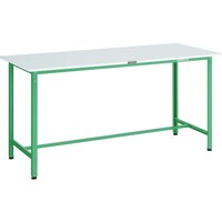 トラスコ中山 TRUSCO 軽荷重立作業台(300kg)HAE型 1500X900XH900 基本タイプ ヤンググリーン色 HRAE1509YG 1台