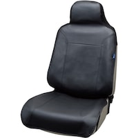 ボンフォーム BonForm カーシートカバー ウイルスガードレザーフロント1 BK 40141008 1枚