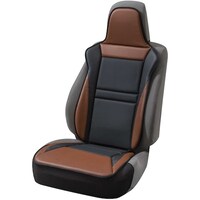 ボンフォーム BonForm カーシートカバー レーシングレザーフロント1(フリー)BR 40789178 1枚