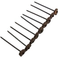 ヤハタネジ YAHATA ステンレス連結かさ釘箱(1本あたり9個連結) 65 ブロンズ(30本入) 4979874271402 1箱(30本)