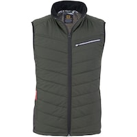 岡潮 岡潮 電熱ベスト+モバイルバッテリー10,000mAhセット G8089 アーミー SS