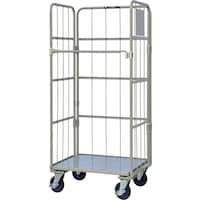 ワコーパレット ワコーパレット 床板スチール製カゴ車 800×600×1700 WK480 1台