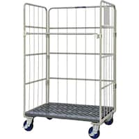 ワコーパレット ワコーパレット 床板プラスチック製カゴ車 1100x800x1700 WKP1180 1台