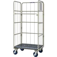 ワコーパレット ワコーパレット 床板プラスチック製カゴ車 850×650×1700 WKP8565 1台