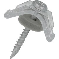 ヤハタネジ YAHATA ポリカ連結波板スクリュ木下地(1本あたり9個連結) 3.9×35(10本入)