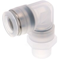 ニホンピスコ PISCO チューブフィッティング PP/SUS304 エルボ チューブ12mm R3/8mm シールゴム:FKM仕様