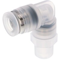 ニホンピスコ PISCO チューブフィッティング PP/SUS304 エルボ チューブ6mm R1/8 シールゴム:FKM仕様