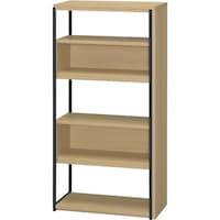 アイリスオーヤマ IRIS 296415 スライドオープンシェルフ ナチュラル/ブラック SOS1197NT 1台