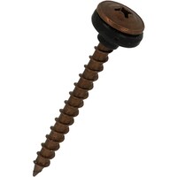 ヤハタネジ YAHATA 瓦用ステンレスワッシャービス(大) 4.2×75 ブロンズ(100本入) 4979874184566 1Pk(100本)