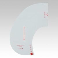 クロバー CLOVER 付け襟テンプレート 丸襟 57385 1個