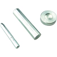 ユタカメイク ユタカメイク 平ベルト金具 手打ち式カシメ 台座セット 打棒・ハトメ棒・台座(各1個)