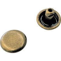 ユタカメイク ユタカメイク 平ベルト金具 両面カシメ 大オス・メス(各10個)