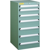 トラスコ中山 TRUSCO VE5S型中量キャビネット 500×550×H1000 引出7段 VE5S1005 1台