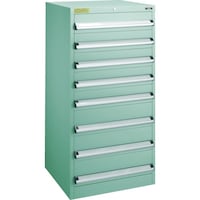 トラスコ中山 TRUSCO VE6S型中量キャビネット 600×550×H1200 引出8段 VE6S1205 1台