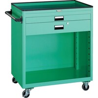 トラスコ中山 TRUSCO ツールワゴン 750X500 浅1深1引出 幕板付 ホワイト NTS711PW 1台