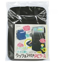 デビカ DEBIKA 大きく開くクッション付PCケースBK