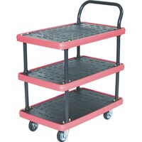 トラスコ中山 TRUSCO MKP樹脂製台車 3段式 716X436 MKP155 1台