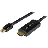 Startech StarTech ディスプレイ変換ケーブル/mDP 1.2 HDMI 1.4/2m/4K30Hz/BK MDP2HDMM2MB 1袋(1本)