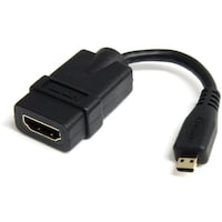 Startech StarTech ディスプレイアダプター/Micro HDMI HDMI 1.4/13cm/オス・メス HDADFM5IN 1袋(1個)