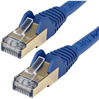 Startech StarTech カテゴリ6A(CAT6A)LANケーブル/1.5m/ブルー/STP/ツメ折れ防止 6ASPAT150CMBL 1袋(1本)