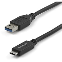 Startech StarTech USBケーブル/AC/1m/USB 3.1 Gen2/10Gbps/オス・オス/ブラック USB31AC1M 1袋(1本)