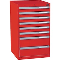 大阪製罐 OS ライゼットキャビネット 間口473×奥行485×高さ781mm(レッド)最大積載量240kg LZ7062R 1台