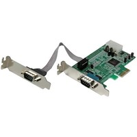 Startech StarTech シリアル増設カード/PCIe 2x RS232C/16550 UART/ロープロ PEX2S553LP 1箱(1個)