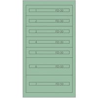 ムラテックKDS Vidmar ファインキャビネットFC250H(塗装色:グリーン) FC250H 1台