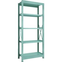 トラスコ中山 TRUSCO R3型中量棚 900X450XH2100 5段 単体 R37355 1台