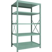 トラスコ中山 TRUSCO R3型中量棚 1200X900XH2100 5段 単体 R37495 1台