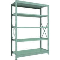 トラスコ中山 TRUSCO R3型中量棚 1500X600XH2100 5段 単体 R37565 1台