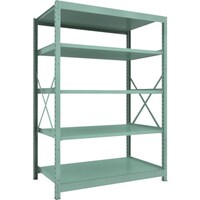 トラスコ中山 TRUSCO R3型中量棚 1500X900XH2100 5段 単体 R37595 1台