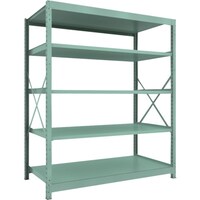 トラスコ中山 TRUSCO R3型中量棚 1800X900XH2100 5段 単体 R37695 1台