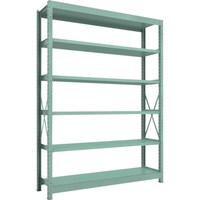 トラスコ中山 TRUSCO R3型中量棚 1800X450XH2400 6段 単体 R38656 1台