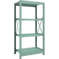 トラスコ中山 TRUSCO R3型中量棚 900X600XH1800 4段 単体 R36364 1台