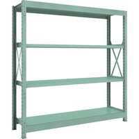 トラスコ中山 TRUSCO R3型中量棚 1800X450XH1800 4段 単体 R36654 1台